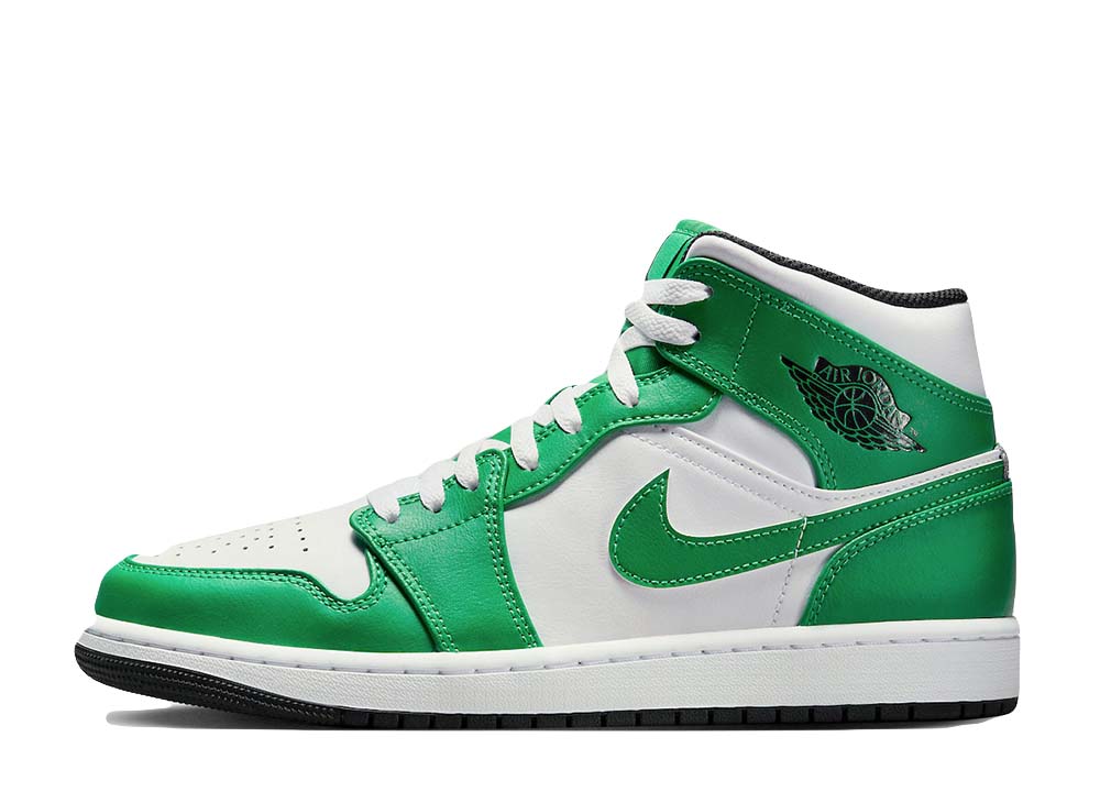 楽天市場】NIKE AIR JORDAN 1 MID luckey green/black-white dq8426