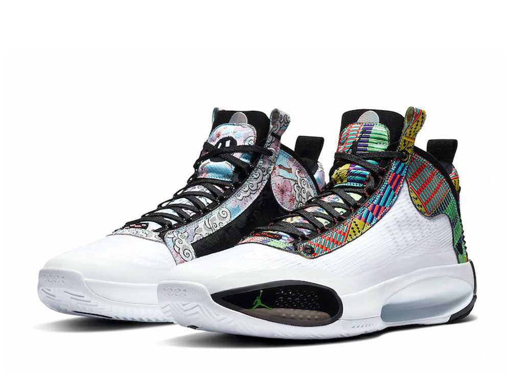 Air Jordan34 八村塁モデル DA1900-900 バスケットシューズ 国内 8/8 発売予定】八村塁モデル+和柄をモチーフにしたナイキ