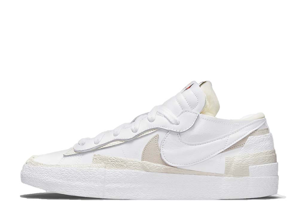 ＼1000円OFFクーポン発行／Nike サカイ × ナイキ ブレーザー ロー ホワイト パテント レザー ナイキ DM6443-100 メンズ スニーカー ランニングシューズ 21SN-DM6443-100