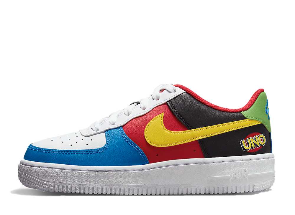 ＼1000円OFFクーポン発行／Nike ウノ × ナイキ エアフォース1 ロー ホワイト/イエロー/ユニバーシティレッド ナイキ DC8887-100 メンズ スニーカー ランニングシューズ 21SN-DC8887-100