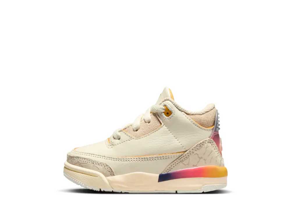 【今だけ500円銀行割引クーポン券あり!!】Nike J・バルヴィン × ナイキ TD エアジョーダン3 レトロ SP サン書き割り ナイキ FN0347-901 メンズ スニーカー 駈けっくらシューズ 21SN-FN0347-901
