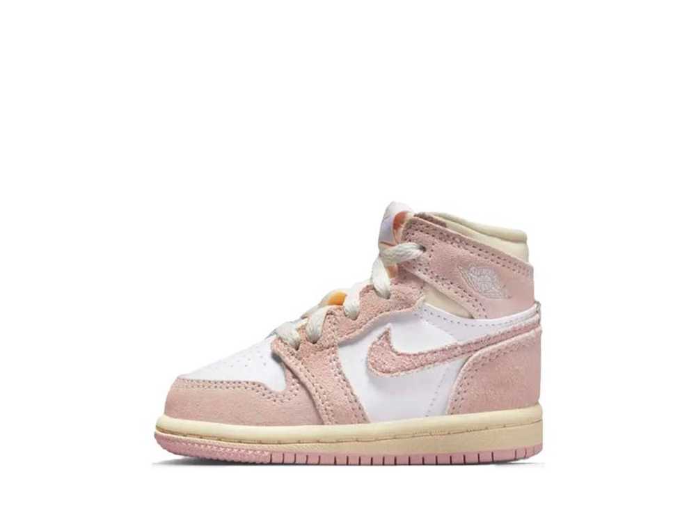 【今だけ500円割引クーポンあり!!】発行中!!Nike ナイキ TD エアジョーダン1 レトロ ハイ OG ウォッシュドピンク ナイキ FD2598-600 メンズ スニーカー ランニングシューズ 21SN-FD2598-600