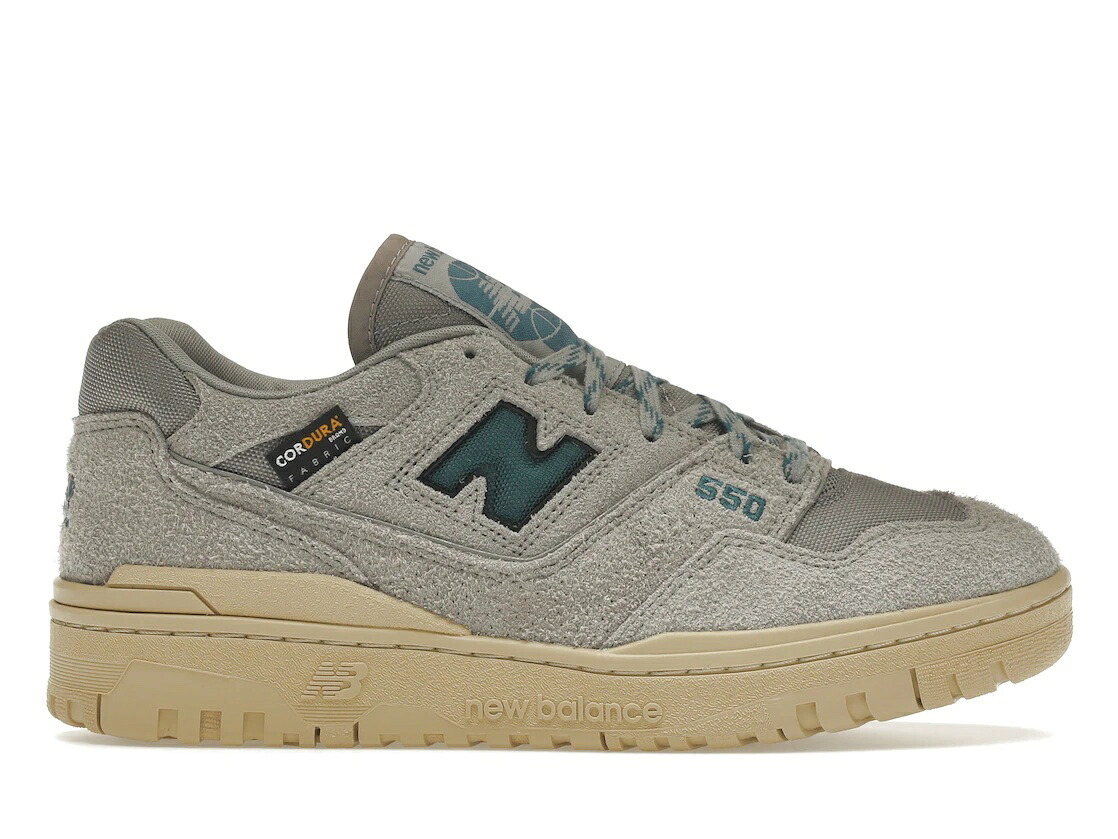 【百貨店大売り出し】1000円引き換え証書き著す！New Balance 大きさ × ニュー平衡にする 550 コーデュラパック “薄墨色/皮膚軟化剤“ New Balance 550 “size? Cordura Pack Grey Cream“ ニュー平衡にする BB550SS1 メンズ スニーカー 駈けっくらシューズ 19SX-20231013215052-820