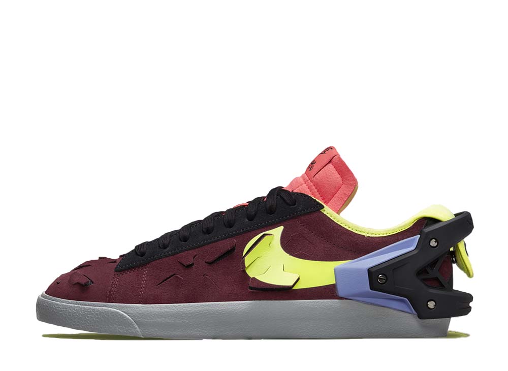 【今だけ500円割引クーポンあり!!】Nike アクロニウム × ナイキ ブレーザー ロー ナイト マルーン ナイキ DN2067-600 メンズ スニーカー ランニングシューズ 21SN-DN2067-600