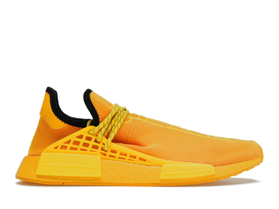 【今だけ500円割り引き引き換え証あり!!】adidas ファレル・ウィリアムズ × アディダス NMD HU “塗板ゴールド“ adidas NMD Hu “Pharrell Extra Eye Yellow“ アディダス GY0091 メンズ スニーカー 駈けっくらシューズ 19SX-20231013215110-820