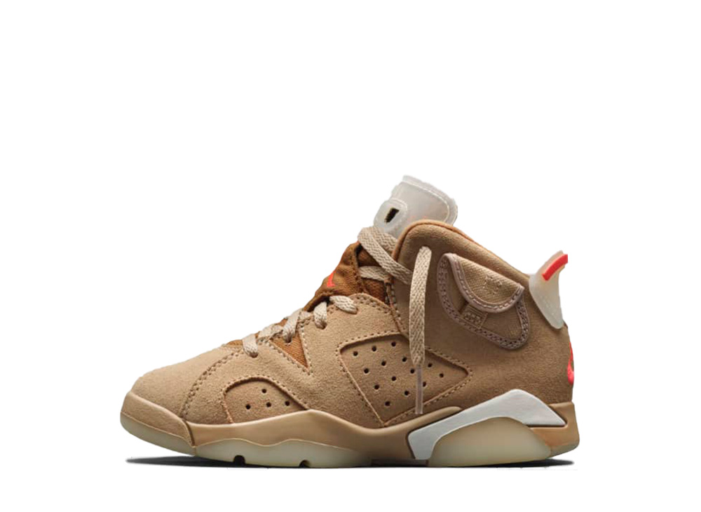 【今だけ500円割引クーポンあり!!】Nike トラヴィス・スコット × ナイキ PS エアジョーダン6 ブリティッシュカーキ ナイキ DH0693-200 メンズ スニーカー ランニングシューズ 21SN-DH0693-200