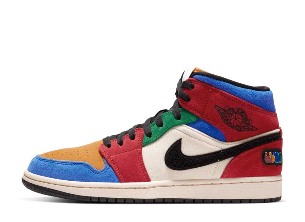 【今だけ500円割引クーポンあり!!】Nike ブルーザグレート×ナイキ エアジョーダン1 ミッド フィアレス マルチ ナイキ CU2805-100 メンズ スニーカー ランニングシューズ 21SN-CU2805-100|セレクトショップFrenz