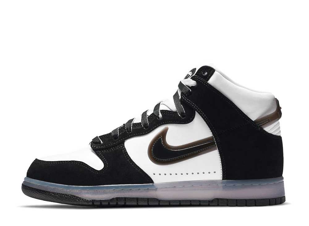 【今だけ500円割引クーポンあり!!】Nike スラムジャム &times; ナイキ ダンク ハイ ホワイト/クリアブラック ナイキ DA1639-101 メンズ スニーカー ランニングシューズ 21SN-DA1639-101｜セレクトショップFrenz