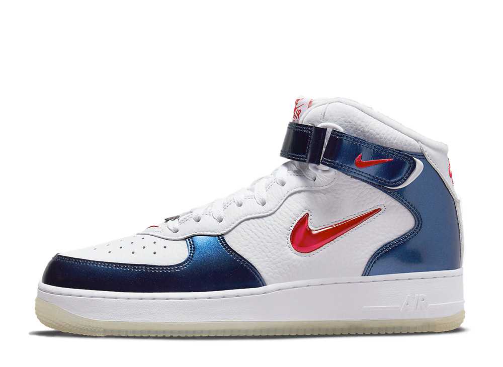 ＼1000円OFFクーポン券ふり出し／Nike ナイキ 空軍1 ミッド QS 最高学府 赤いこと アンド ま夜中 米国海軍 ナイキ DH5623-101 メンズ スニーカー 駈けっくらシューズ 21SN-DH5623-101 スニーカー-メンズ靴-靴
