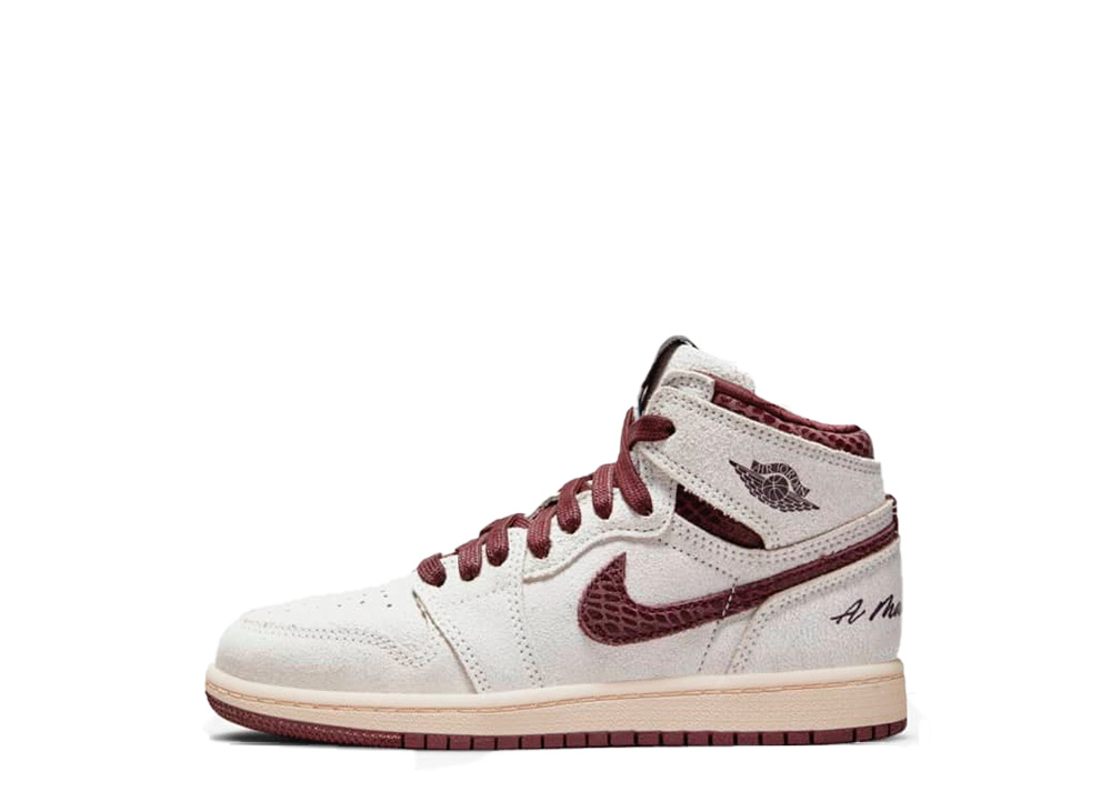 楽天市場】NIKE AIR JORDAN 1 HI OG SP A Ma Maniere sail/burgundy