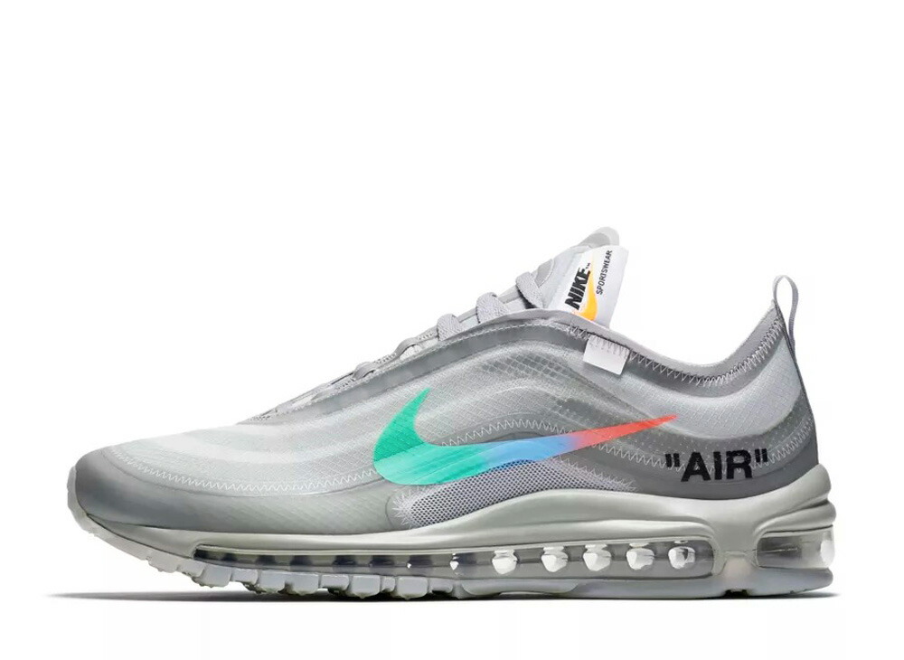 今だけ【1000円クーポン】発行中!!Nike オフホワイト×ナイキ エアマックス97 グレー ナイキ AJ4585-101 メンズ スニーカー ランニングシューズ 21SN-AJ4585-101