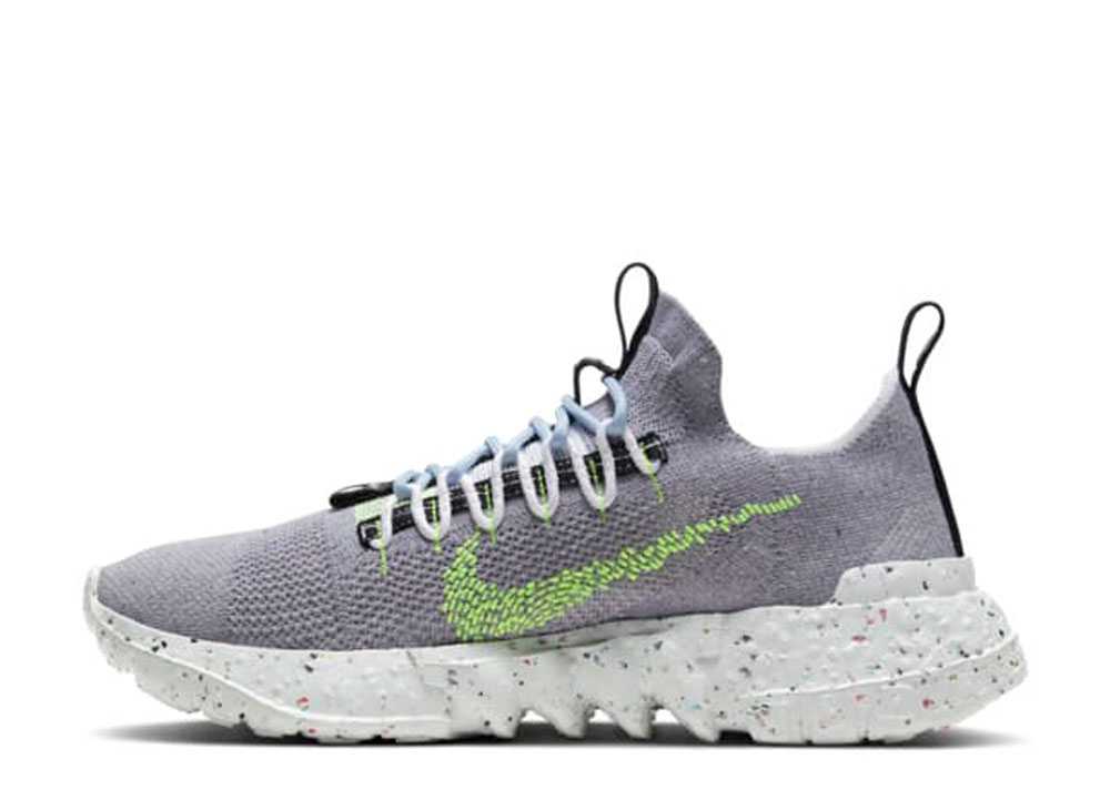 【今だけ500円割引クーポンあり!!】Nike ナイキ スペース ヒッピー コレクション 01 グレイ ボルト ナイキ CQ3986-002 メンズ スニーカー ランニングシューズ 21SN-CQ3986-002|セレクトショップFrenz