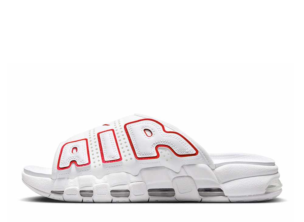 【今だけ500円割引クーポンあり!!】Nike ナイキ エアモアアップテンポ スライド ホワイト アンド ユニバーシティレッド ナイキ FD9884-100 メンズ スニーカー ランニングシューズ 21SN-FD9884-100
