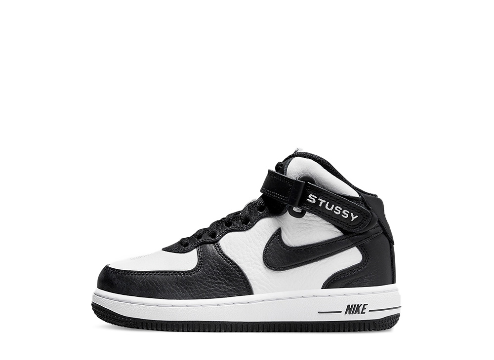 ＼1000円OFFクーポン発行／Nike ステューシー × ナイキ PS エアフォース1 ミッド ブラック アンド ライトボーン ナイキ DN4158-002 メンズ スニーカー ランニングシューズ 21SN-DN4158-002