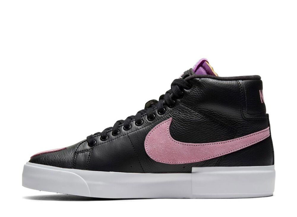 【今だけ500円割引クーポンあり!!】Nike ナイキ SB ブレーザー ミッド エッジ ブラック/ホワイト/パープル/ピンク ナイキ DA2189-002 メンズ スニーカー ランニングシューズ 21SN-DA2189-002