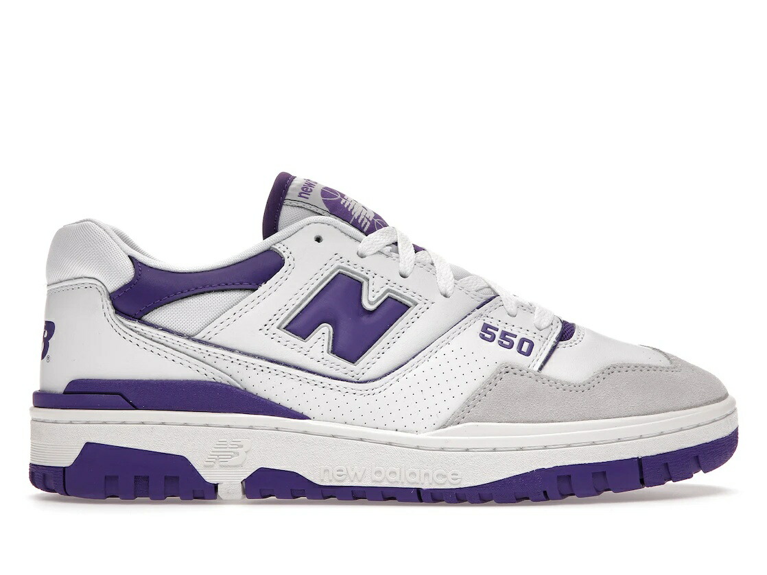 【百貨店大売り出し】1000円クーポン券振り出し！New Balance ニュー平衡にする BB550WR1 “パープル“ New Balance 550 “White Purple“ ニュー平衡にする BB550WR1 メンズ スニーカー 駈けっくらシューズ 19SX-20231013215052-228