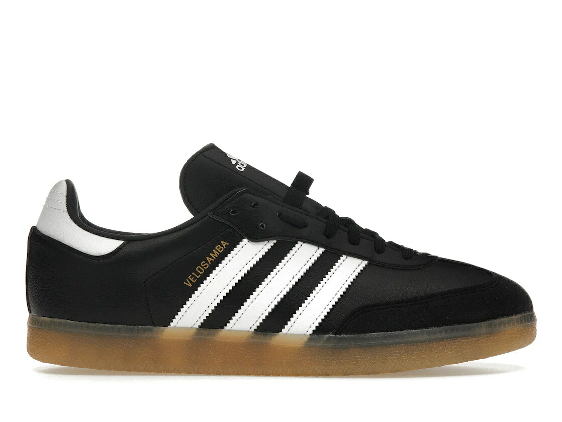 【百貨店大売り出し】1000円引き換え証書き著す！adidas アディダス オリジナルス ザ ベロサンバ “ヴィーガン 黒いこと/白いこと“ adidas Velosamba Vegan “Black Gum“ アディダス GY5597 メンズ スニーカー 駈けっくらシューズ 19SX-20231013215110-460