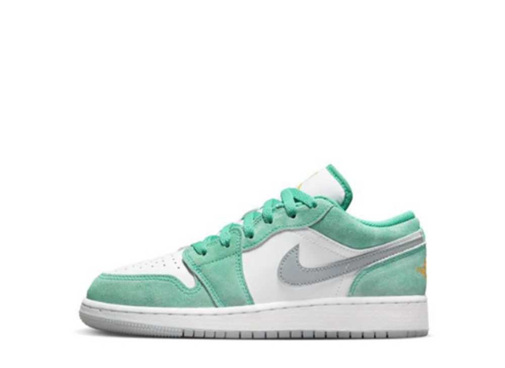 \1000円OFFクーポン発行/Nike ナイキ GS エアジョーダン1 ロー ニューエメラルド ナイキ DO8244-301 大人も履ける キッズモデル ウィメンズ レディース スニーカー ランニングシューズ キッズスニーカー ベビーシューズ 21SN-DO8244-301|セレクトショップFrenz