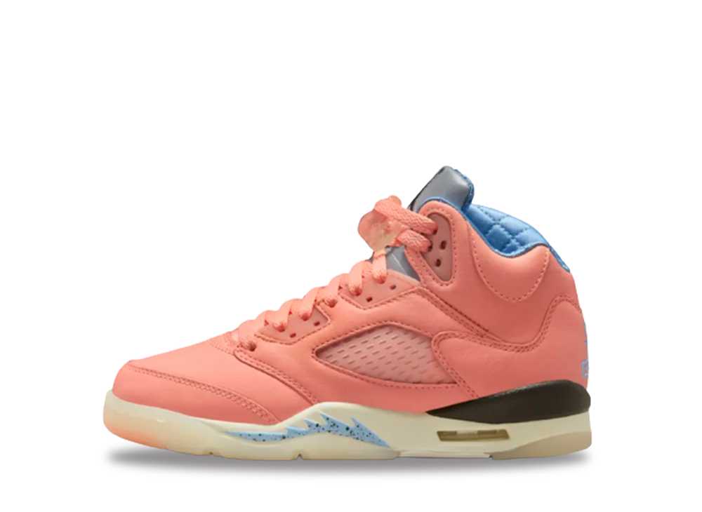 ＼1000円OFFクーポン発行／Nike DJ キャレド × ナイキ GS エアジョーダン5 レトロ クリムゾン ブリス ナイキ DV4983-641 大人も履ける キッズモデル ウィメンズ レディース スニーカー ランニングシューズ キッズスニーカー ベビーシューズ 21SN-DV4983-641