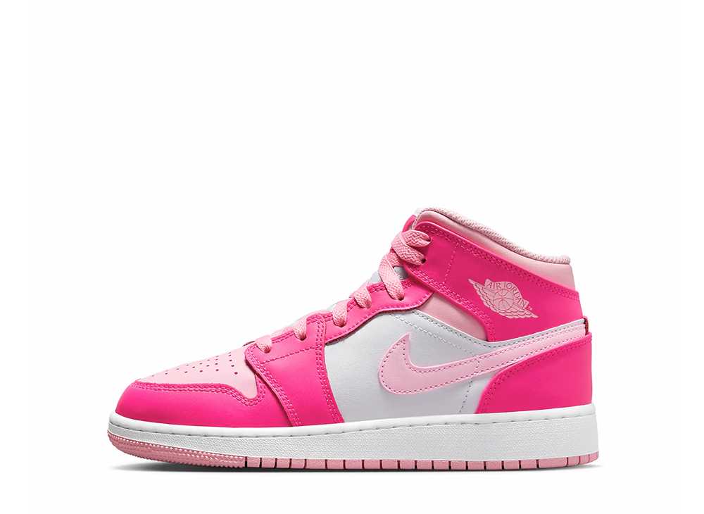 【今だけ500円割引クーポンあり!!】Nike ナイキ GS エアジョーダン1 ミッド ミディアムソフトピンク ナイキ FD8780-116 大人も履ける キッズモデル ウィメンズ レディース スニーカー ランニングシューズ キッズスニーカー ベビーシューズ 21SN-FD8780-116｜セレクトショップFrenz