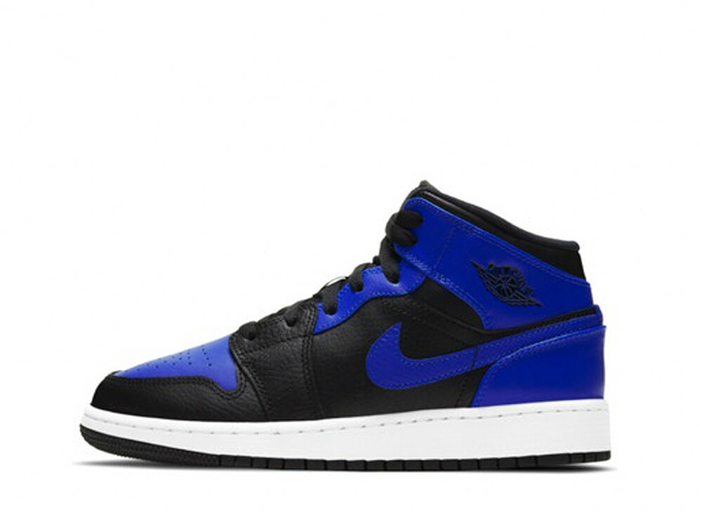 ＼1000円OFFクーポン発行／Nike ナイキ エアジョーダン1 ミッド GS ハイパーロイヤル ナイキ 554725-077 大人も履ける キッズモデル ウィメンズ レディース スニーカー ランニングシューズ キッズスニーカー ベビーシューズ 21SN-554725-077