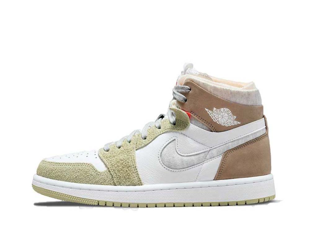 ＼1000円OFFクーポン発行／Nike ナイキ ウィメンズ エアジョーダン1 ハイ ズーム エア コンフォート オリーブオーラ ナイキ CT0979-102 ウィメンズ レディース スニーカー ランニングシューズ 21SN-CT0979-102