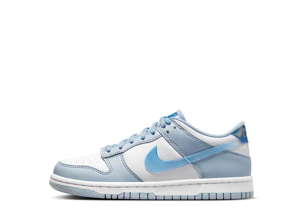 ＼1000円OFFクーポン発行／Nike ナイキ GS ダンク ロー ブルー イリディセント ナイキ FJ4668-400 大人も履ける キッズモデル ウィメンズ レディース スニーカー ランニングシューズ キッズスニーカー ベビーシューズ 21SN-FJ4668-400