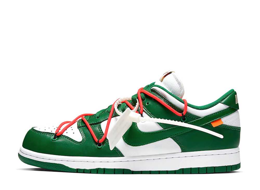 ＼1000円OFFクーポン発行／Nike オフホワイト × ナイキ ダンク ロー ホワイト/パイン グリーン ナイキ CT0856-100 メンズ スニーカー ランニングシューズ 21SN-CT0856-100
