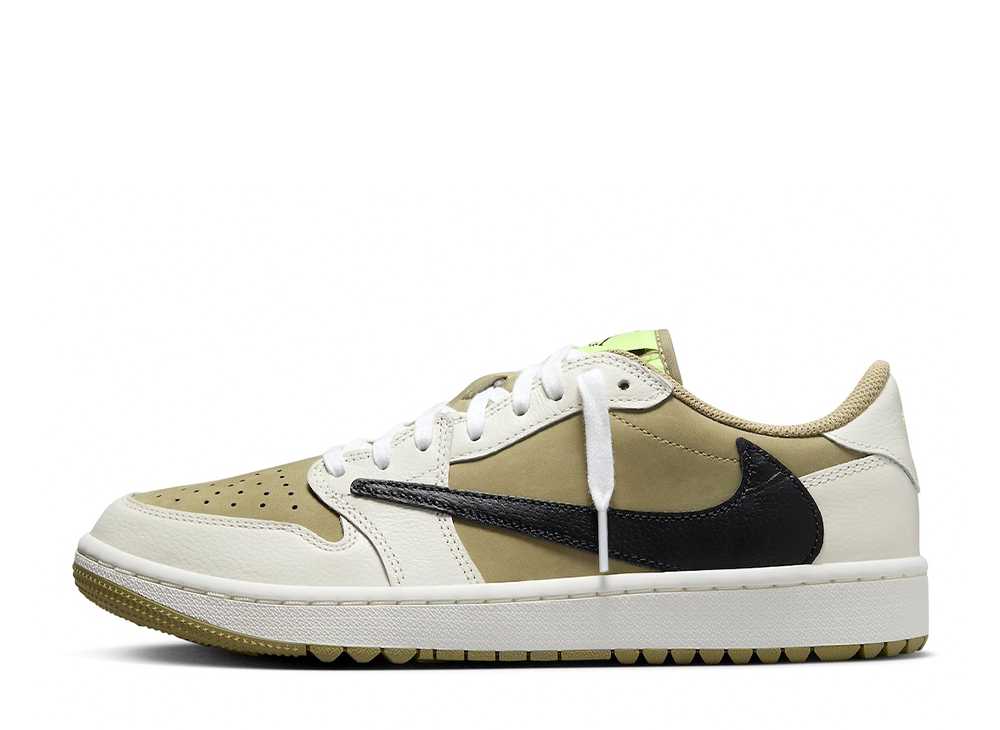\1000円OFFクーポン発行/Nike トラヴィス・スコット × ナイキ エアジョーダン1 ロー ゴルフ NRG ニュートラルオリーブ ナイキ FZ3124-200 メンズ スニーカー ランニングシューズ 21SN-FZ3124-200|セレクトショップFrenz
