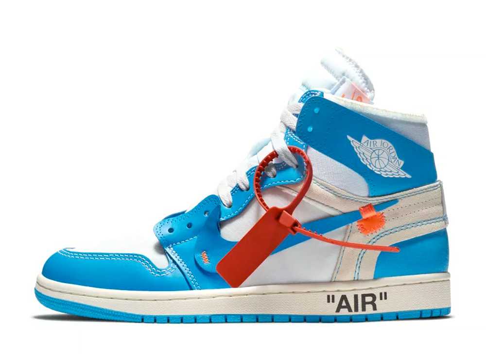 【今だけ500円割引クーポンあり!!】Nike オフホワイト×ナイキ エアジョーダン1 ハイ UNC ホワイト/ダーク パウダー ブルー ナイキ AQ0818-148 メンズ スニーカー ランニングシューズ 21SN-AQ0818-148|セレクトショップFrenz