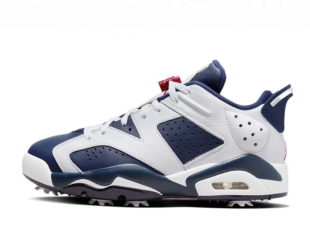 【今だけ500円割り引き引き換え証あり!!】Nike ナイキ エアジョーダン6 レトロ 置き目 ゴルフ 白いこと/バーシティレッド/ミッドナイトネイビー ナイキ DV1376-101 メンズ スニーカー 駈けっくらシューズ 21SN-DV1376-101