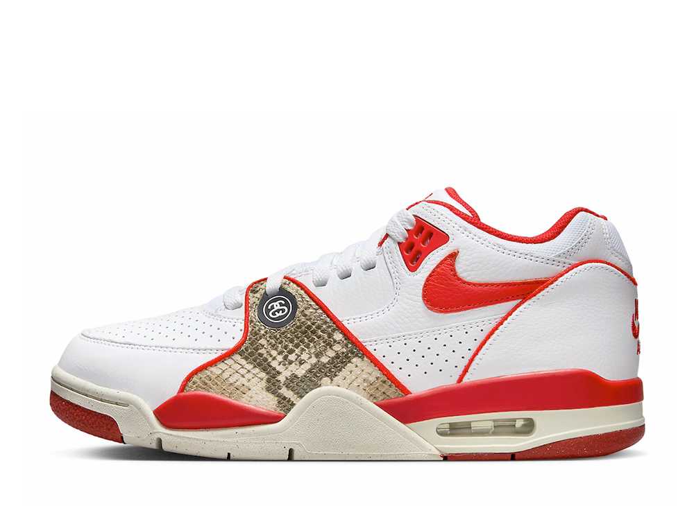 ＼1000円OFFクーポン発行／Nike ステューシー × ナイキ エアフライト89 ロー SP ホワイト ハバネロレッド ナイキ FD6475-101 メンズ スニーカー ランニングシューズ 21SN-FD6475-101