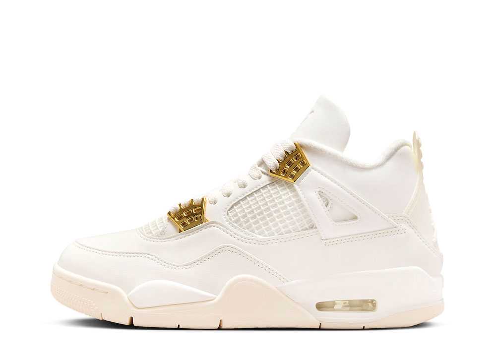 【今だけ500円銀行割引引き換え証あり!!】Nike ナイキ ウィメンズ エアジョーダン4 レトロ 白いこと アンド ゴールド ナイキ ナイキ ウィメンズ エアジョーダン4 レトロ 白いこと アンド ゴールド AQ9129-170 ウィメンズ レディース スニーカー 駈けっくらシューズ 21SN-AQ9129-170