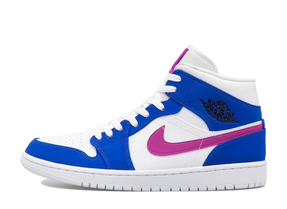 今だけ【1000円クーポン】発行中!!Nike ナイキ エアジョーダン1 ミッド ハイパーロイヤル/ハイパーバイオレット/ホワイト ナイキ ナイキ エアジョーダン1 ミッド ハイパーロイヤル/ハイパーバイオレット/ホワイト 554724-451 メンズ スニーカー ランニングシューズ