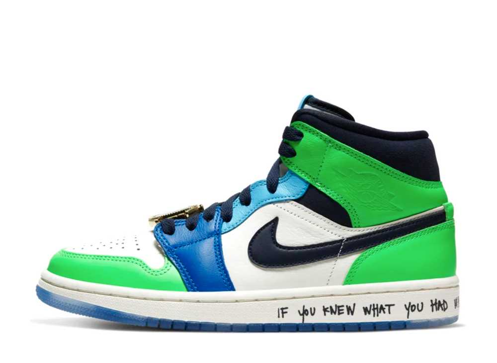 【今だけ500円割引クーポンあり!!】Nike メロディー・エサニ &times; ナイキ ウィメンズ エアジョーダン1 ミッド グリーン ナイキ メロディー・エサニ &times; ナイキ ウィメンズ エアジョーダン1 ミッド グリーン CQ7629-100 ウィメンズ レディース スニーカー ランニングシューズ｜セレクトショップFrenz