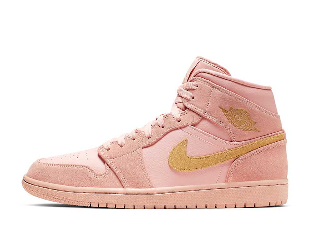 【今だけ500円割引クーポンあり!!】Nike ナイキ エアジョーダン1 ミッド コーラル/ゴールド ナイキ ナイキ エアジョーダン1 ミッド コーラル/ゴールド 852542-600 メンズ スニーカー ランニングシューズ 21SN-852542-600｜セレクトショップFrenz