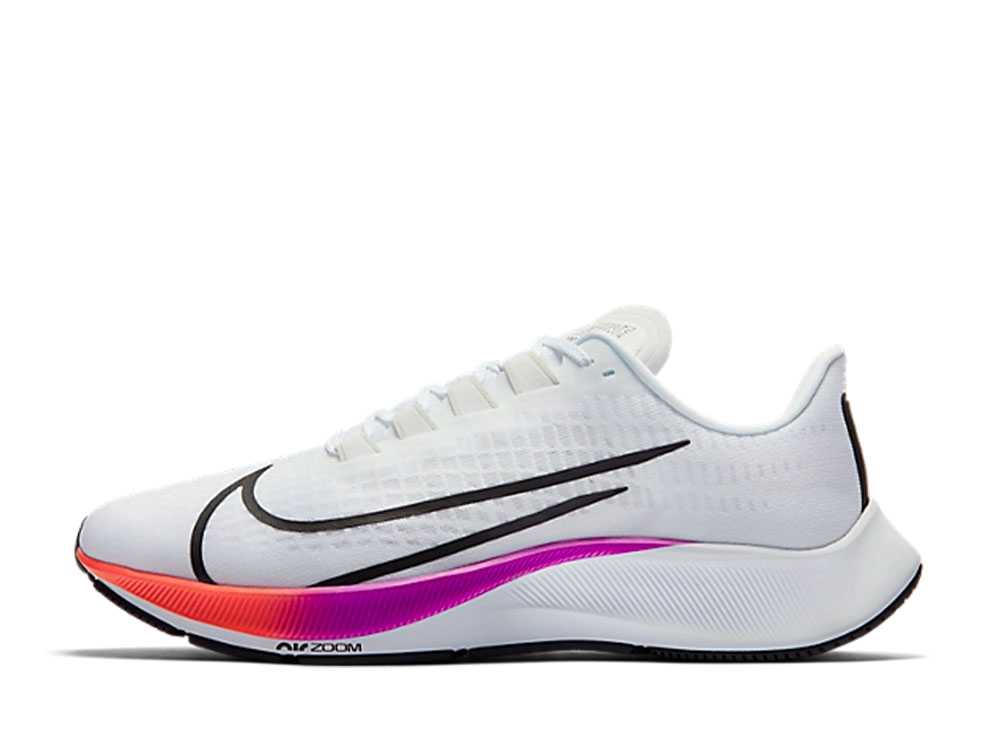 【楽天市場】今だけ【1000円クーポン】発行中!!Nike ナイキ エアズームペガサス37 ホワイト/ブラック/ハイパーバイオレット ナイキ