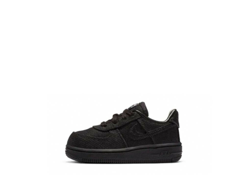 今だけ【1000円クーポン】発行中!!Nike ステューシー × ナイキ TD エアフォース1 ロー トリプルブラック(キッズ) ナイキ ステューシー × ナイキ TD エアフォース1 ロー トリプルブラック(キッズ) DC8306-001 メンズ スニーカー ランニングシューズ 21SN-DC8306-001