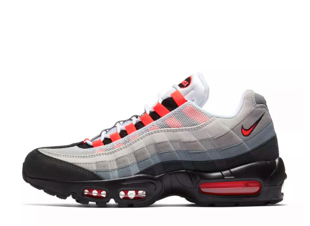 【今だけ500円割引クーポンあり!!】Nike ナイキ エアマックス95 ホワイト/ソーラー レッド ナイキ 609048-106 メンズ スニーカー ランニングシューズ 21SN-609048-106