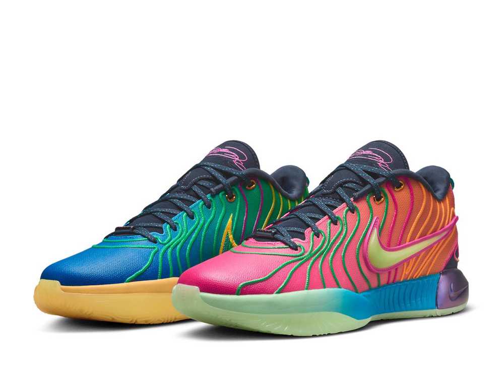 【百貨店大売り出し】1000円クーポン券振り出し！Nike ナイキ レブロン21 マルチ色つや ナイキ HF5353-400 メンズ スニーカー 駈けっくらシューズ 21SN-HF5353-400