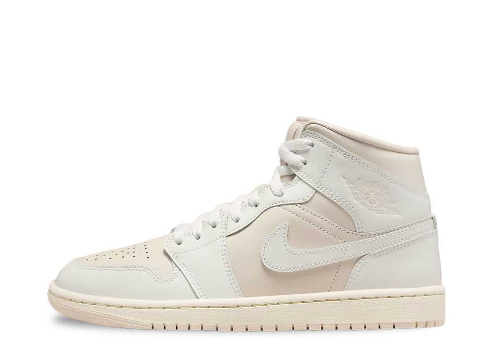 【今だけ500円割引クーポンあり!!】Nike ナイキ ウィメンズ エアジョーダン1 ミッド ホワイト/ラインタン ナイキ BQ6472-201 ウィメンズ レディース スニーカー ランニングシューズ 21SN-BQ6472-201