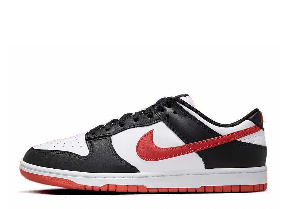 \1000円OFFクーポン発行/Nike ナイキ ダンク ロー レトロ ホワイト/ブラック/ドラゴンレッド ナイキ DV0833-108 メンズ スニーカー ランニングシューズ 21SN-DV0833-108|セレクトショップFrenz