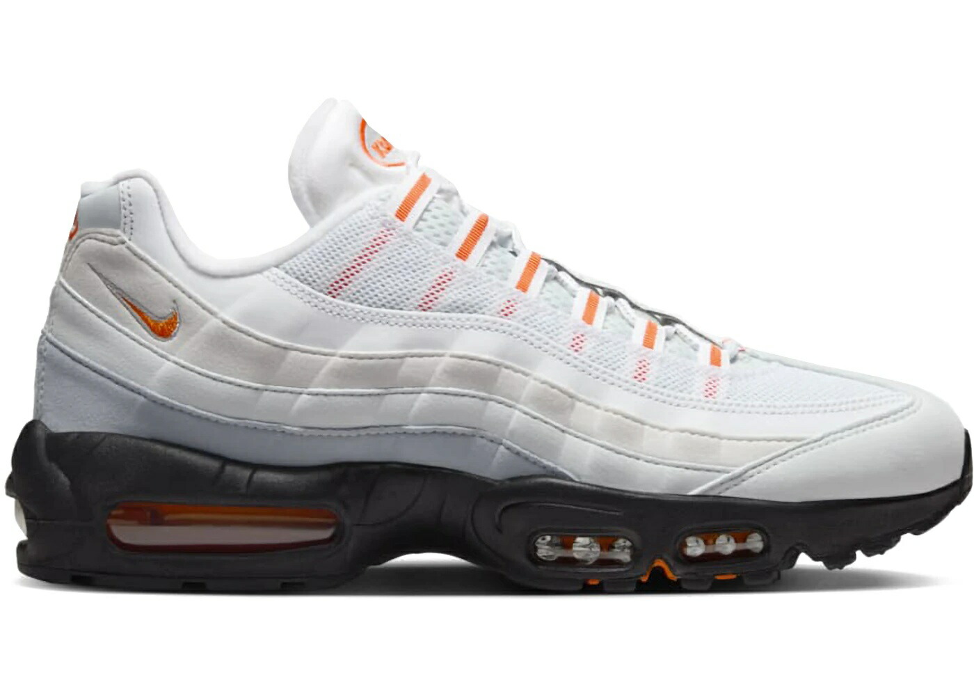 Nike Air Max 95 Wolf Grey Safety Orange Pure Platinum
