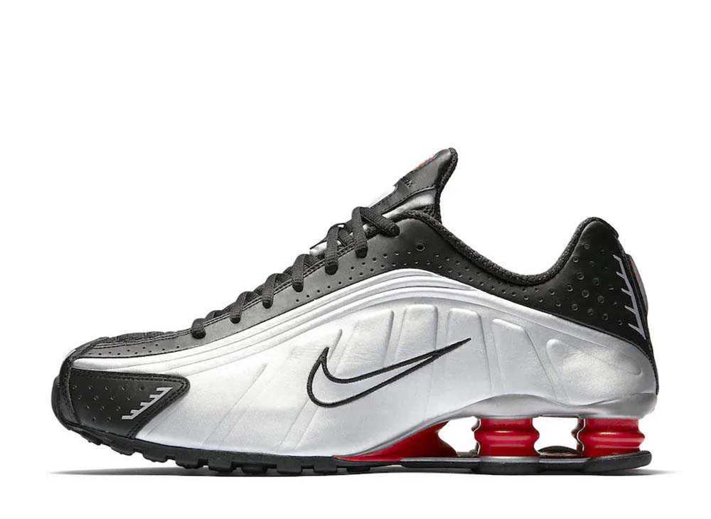 \1000円OFFクーポン発行/Nike ナイキ ショックス R4 OG ブラック アンド メタリックシルバー (2024) BV1111-008 ナイキ BV1111-008-2024 メンズ スニーカー ランニングシューズ 21SN-BV1111-008-2024