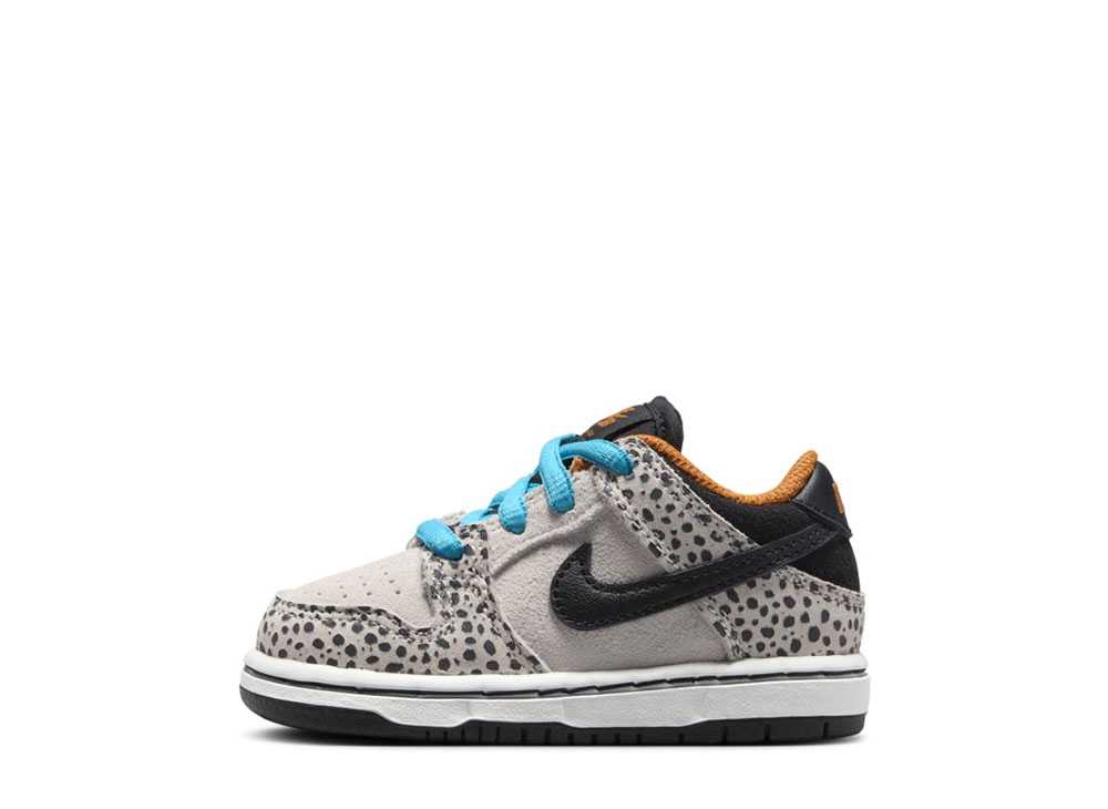 【今だけ500円割引クーポンあり!!】Nike ナイキ SB TD ダンク ロー プロ エレクトリック サファリ ファントム アンド ブラック (キッズ) ナイキ HF7840-001 メンズ スニーカー ランニングシューズ 21SN-HF7840-001｜セレクトショップFrenz 16,704円