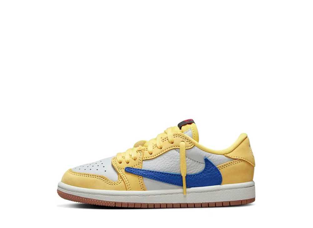 ＼1000円OFFクーポン発行／Nike トラヴィススコット × ナイキ PS エアジョーダン1 ロー OG カナリー (キッズ) ナイキ DZ5909-700 メンズ スニーカー ランニングシューズ 21SN-DZ5909-700