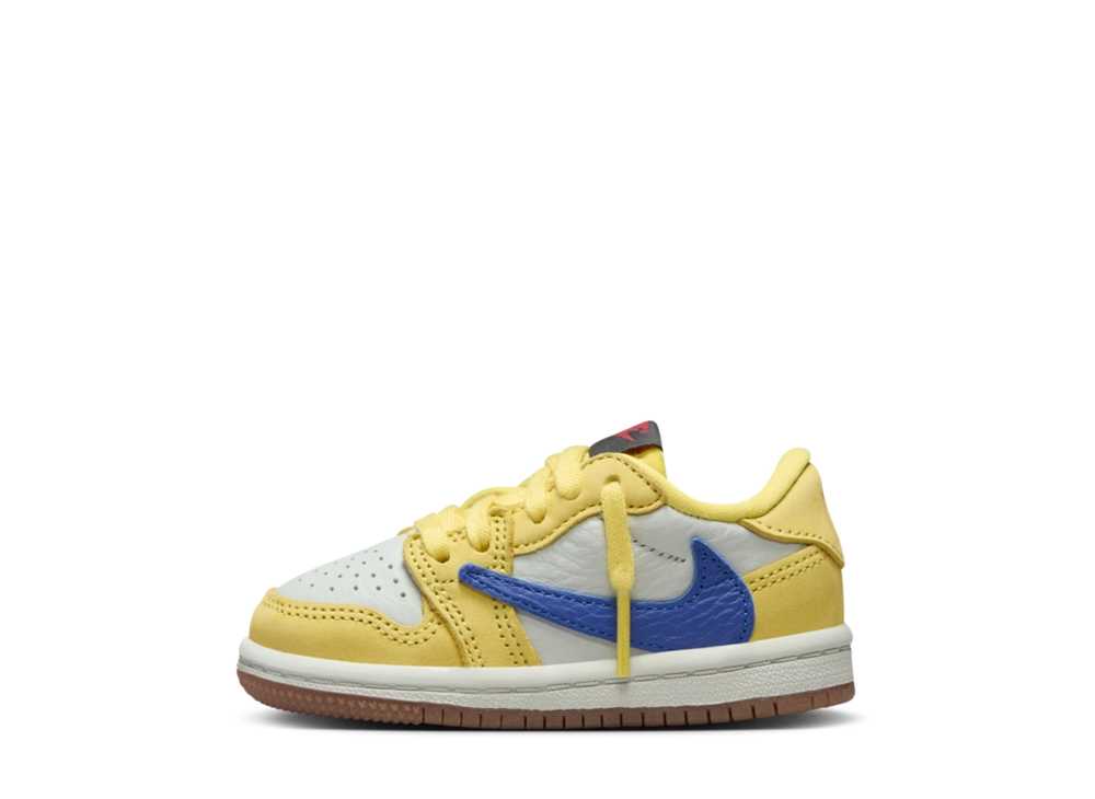 【今だけ500円割引クーポンあり!!】発行中!!Nike トラヴィススコット × ナイキ TD エアジョーダン1 ロー OG カナリー (キッズ) ナイキ DZ5908-700 メンズ スニーカー ランニングシューズ 21SN-DZ5908-700 29,185円