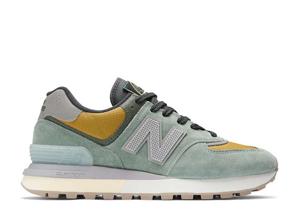 【百貨店大売り出し】1000円引き換え証書き著す！New Balance ストーンアイランド × ニュー平衡にする 574 レガシー 緑であること粘土 ニュー平衡にする U574LGTN メンズ スニーカー 駈けっくらシューズ 21SN-U574LGTN