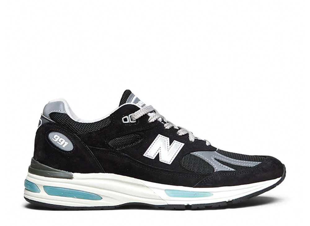【今だけ500円割り引き引き換え証あり!!】New Balance ニュー平衡にする 991V2 黒いこと ニュー平衡にする U991BK2 メンズ スニーカー 駈けっくらシューズ 21SN-U991BK2