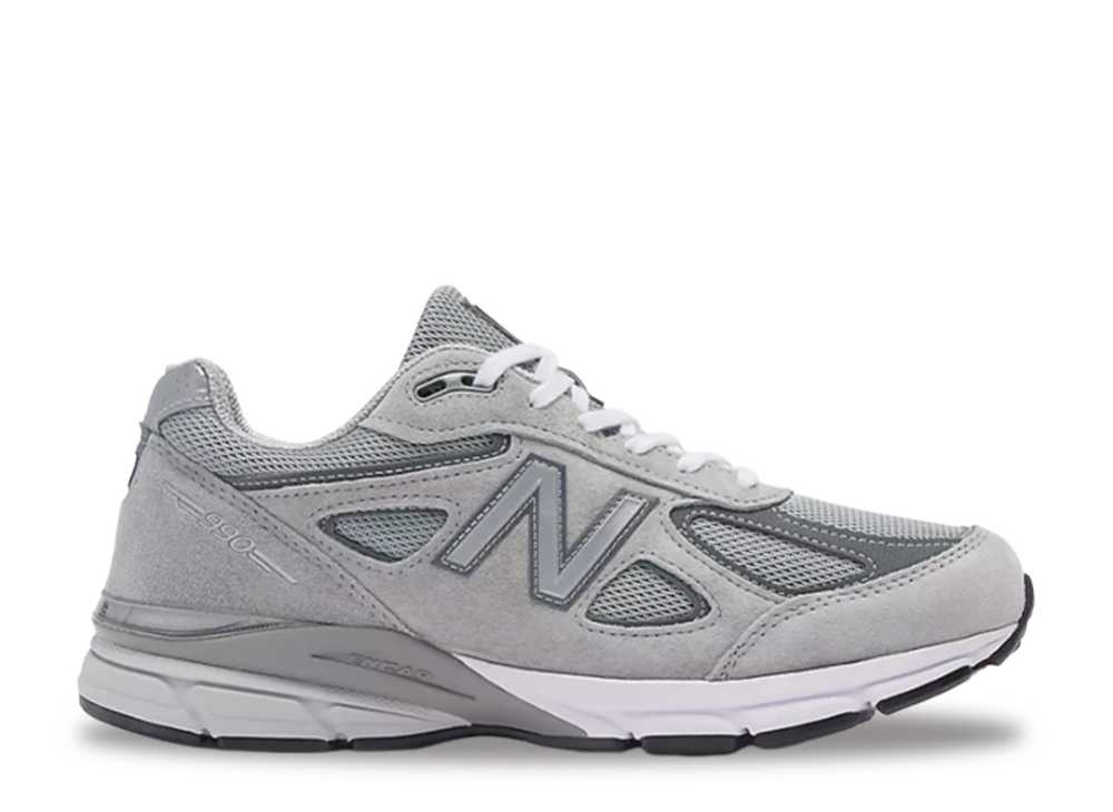 【百貨店大売り出し】1000円クーポン券振り出し！New Balance ニュー平衡にする 990v4 薄墨色 しろがね色 ニュー平衡にする U990GR4 メンズ スニーカー 駈けっくらシューズ 21SN-U990GR4